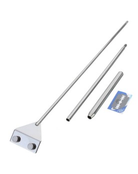 Grattoir pour vitres aquarium lame inox