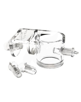 Support acrylique pour lily pipe inox et verre