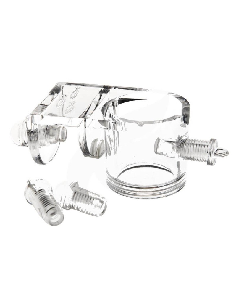 Support acrylique pour lily pipe inox et verre