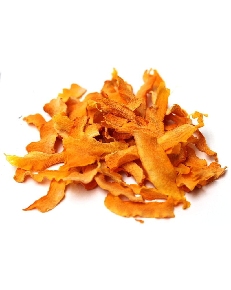 Chips de citrouille Hokkaido pour crevettes, sechees a l air