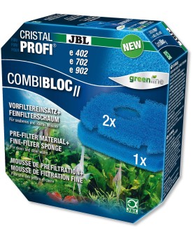 Inserts et mousse filtrante pour CristalProfi e 02