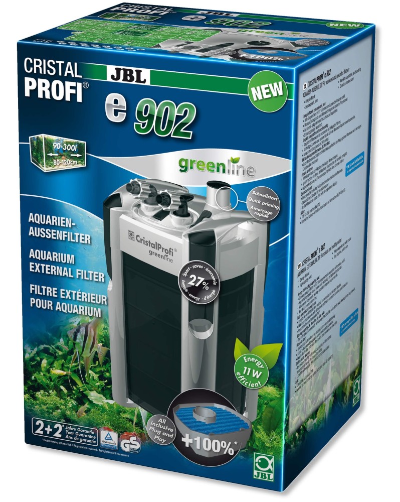 Filtre exterieur pour aquarium 80 a 300 L ultra silencieux