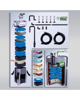 Filtre exterieur pour aquarium 80 a 300 L ultra silencieux