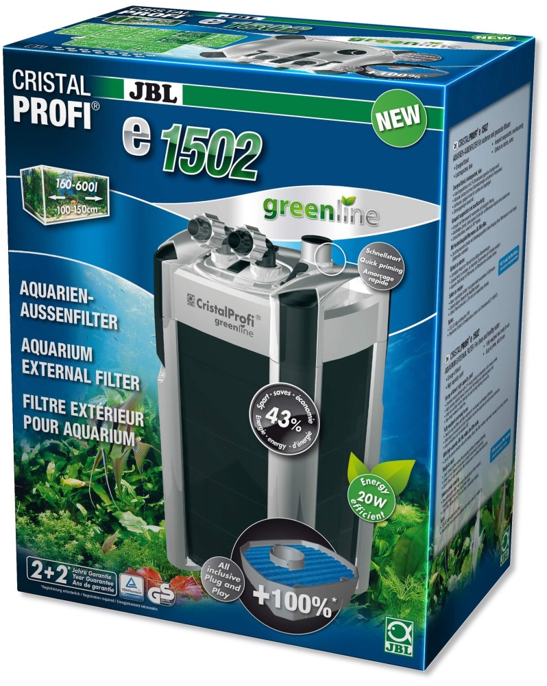 Filtre exterieur pour aquarium 200 a 700 L ultra silencieux