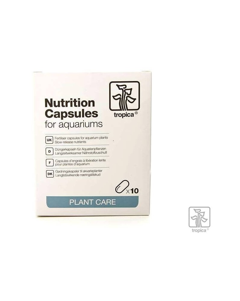 Capsules engrais placees pres des racines