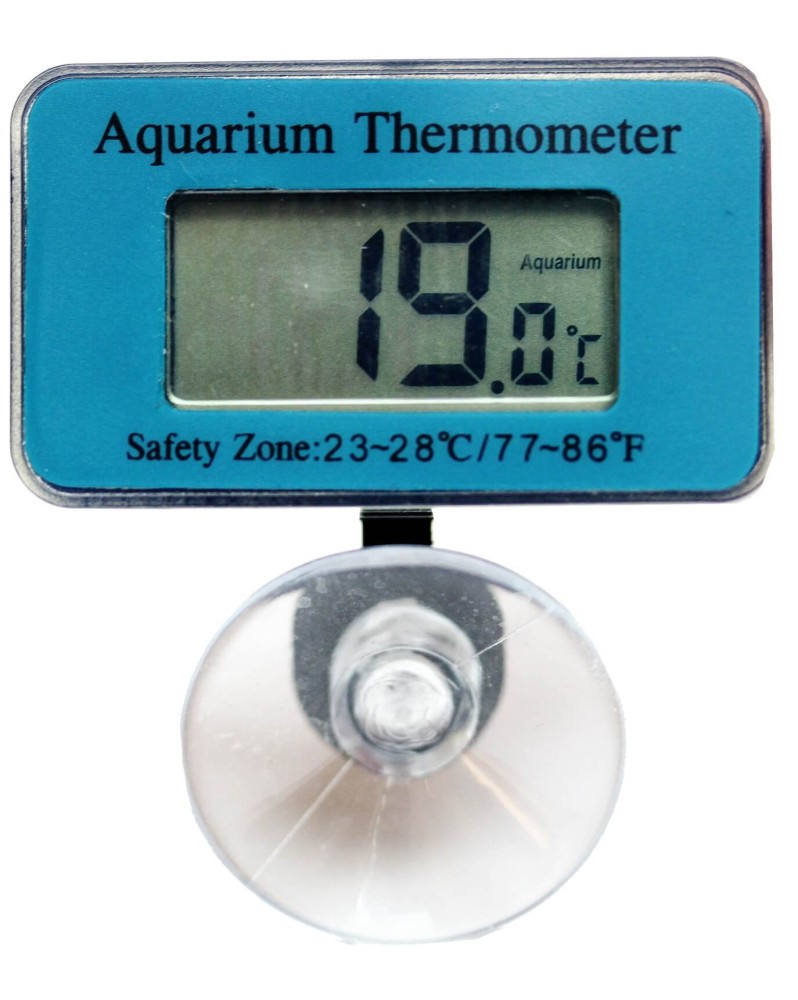 Thermometre electronique LCD etanche pour aquarium