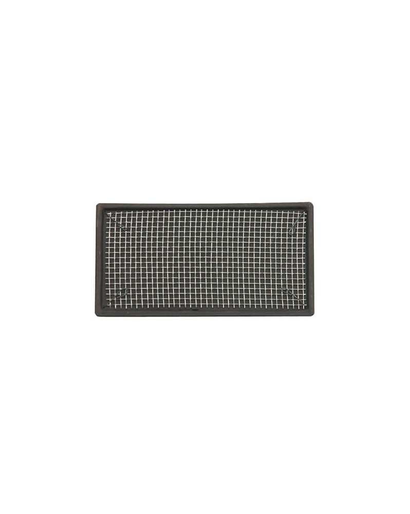 Support mousse ceramique carre avec grille inox