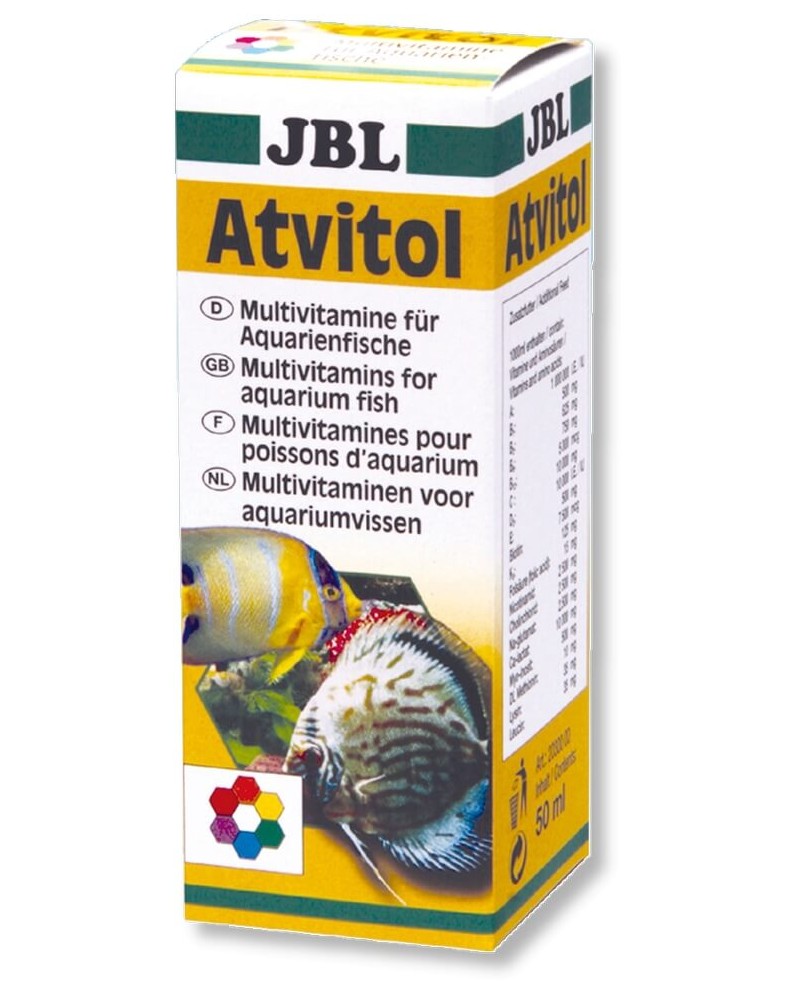 Multivitamines pour poissons assimilation 100 pourcent