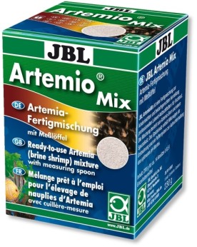 Melange oeufs d artemia pour poissons tropicaux