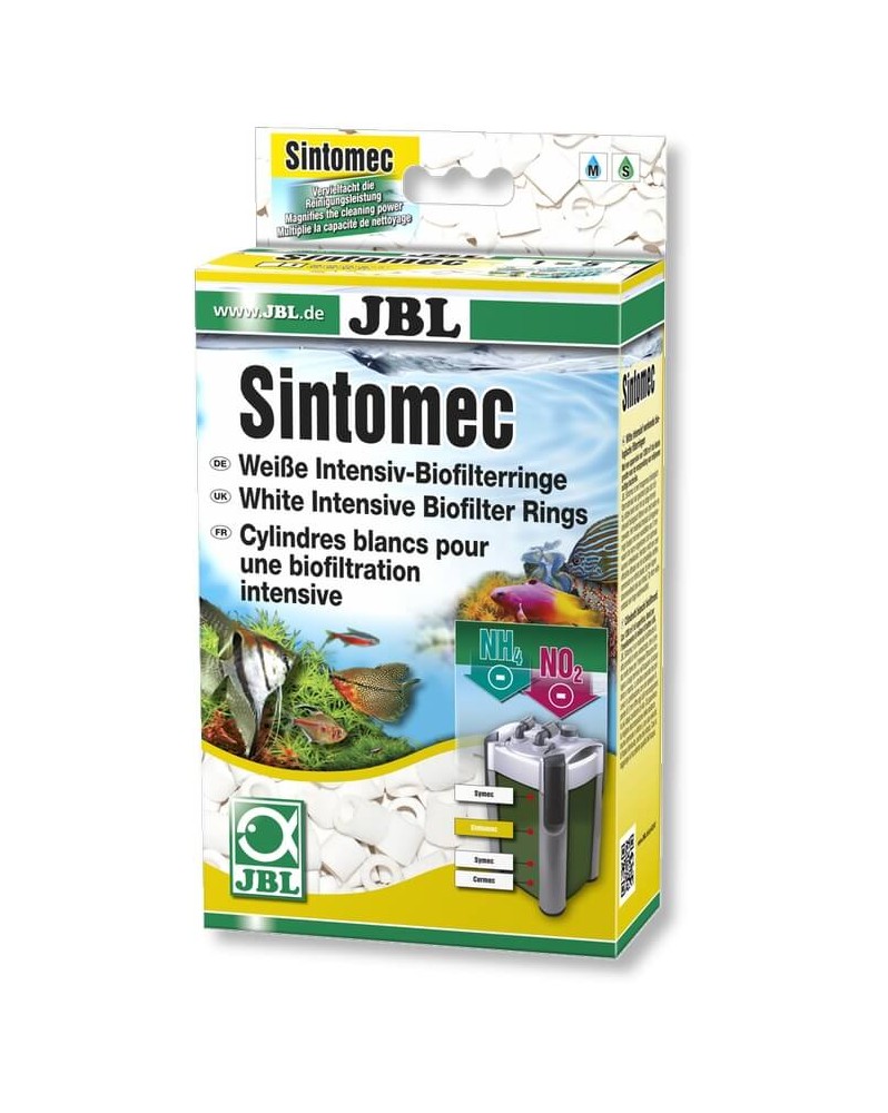 JBL SintoMec anneaux filtration verre fritte