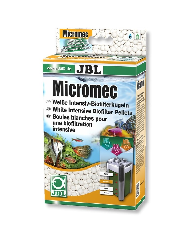 Billes biologiques en verre fritte pour aquarium