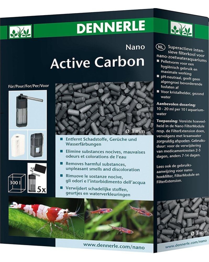 Charbon actif en granules pour nano aquariums