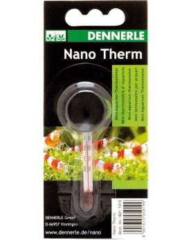 Thermometre Nano 6.5 cm avec ventouse pour mini aquarium