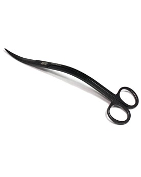Ciseaux Wave Black Edition 25 cm pour aquarium et plantes