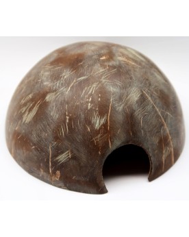 Demi noix de coco pour crevettes et poissons