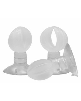 Ventouse a clip Lily Pipe - lot de 4