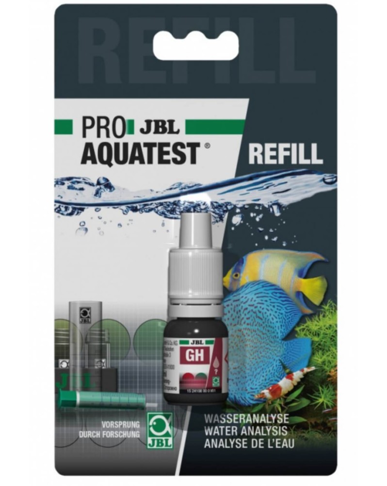 Recharge test GH pour aquarium et bassin