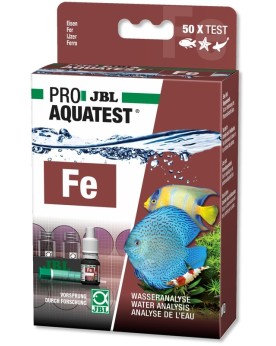 Boite JBL PROAQUATEST Fe test fer pour aquarium et bassin