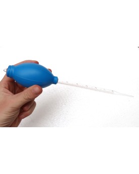Pipette a poire graduee en verre, 30 cm, plusieurs couleurs