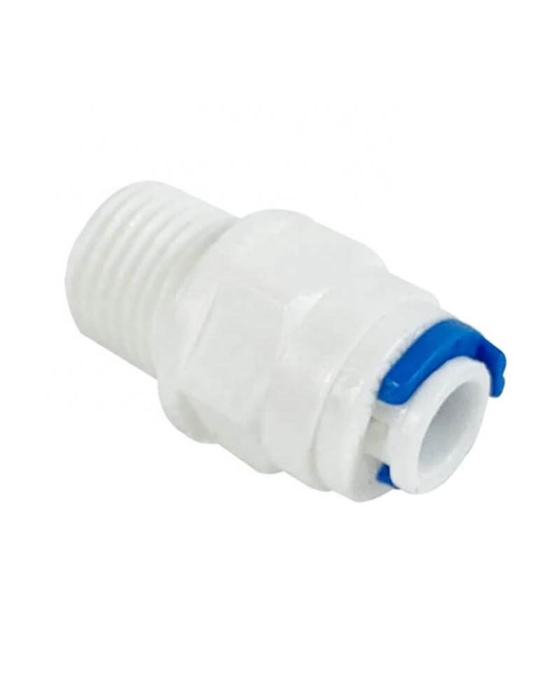 Raccord droit 3/8 connecteur rapide filetage exterieur