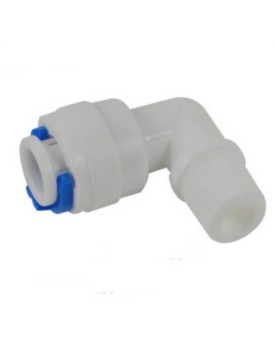 Raccord L filete 1/4x1/8 pour tuyaux osmoseur
