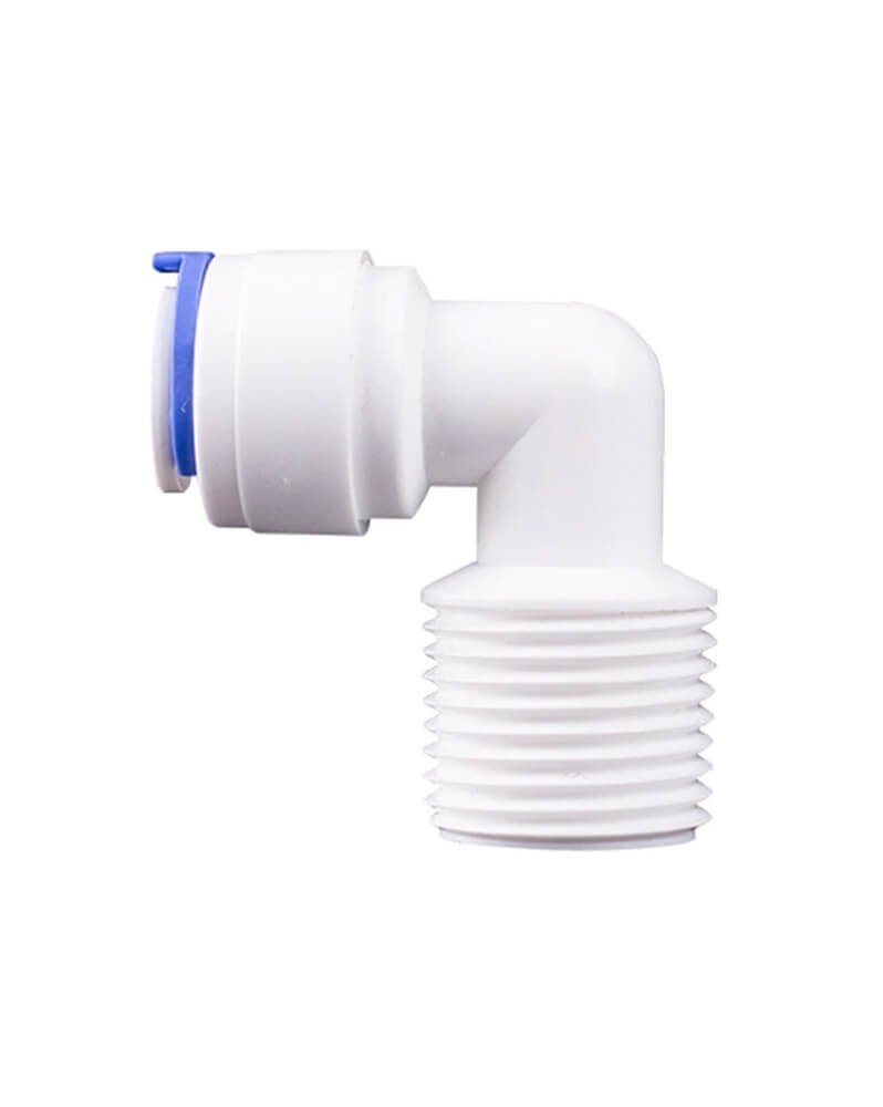 Connecteur rapide coude 90 1/4 vers 3/8 pour pompe