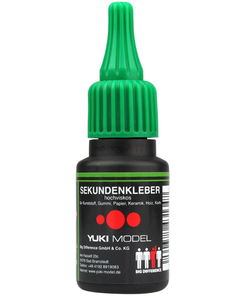 Tube colle gel cyanoacrylate 20g