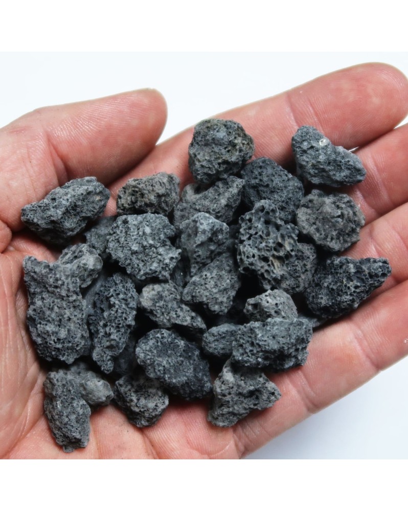 Pierres de lave Black Lava 10-20mm pour aquascaping