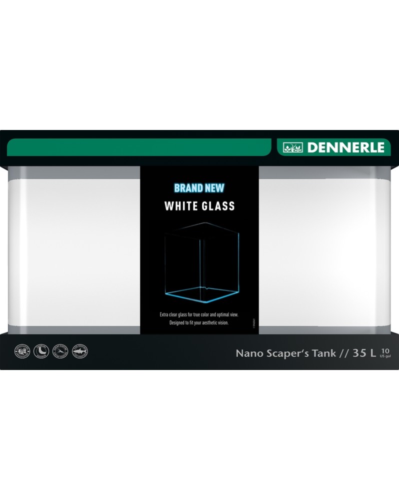 Scapers Tank Dennerle nano aquarium avec couvercle