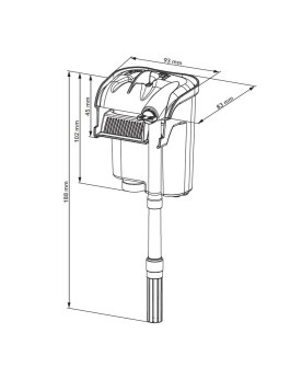 Filtre cascade pour aquarium haute performance