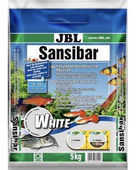 Substrat blanc pour aquarium eau douce et mer