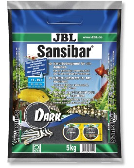 Substrat noir pour aquarium eau douce ou mer