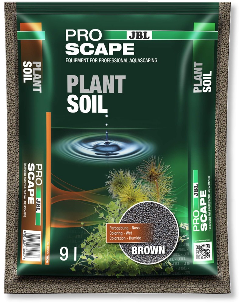 Substrat beige nutritif pour aquarium plantes