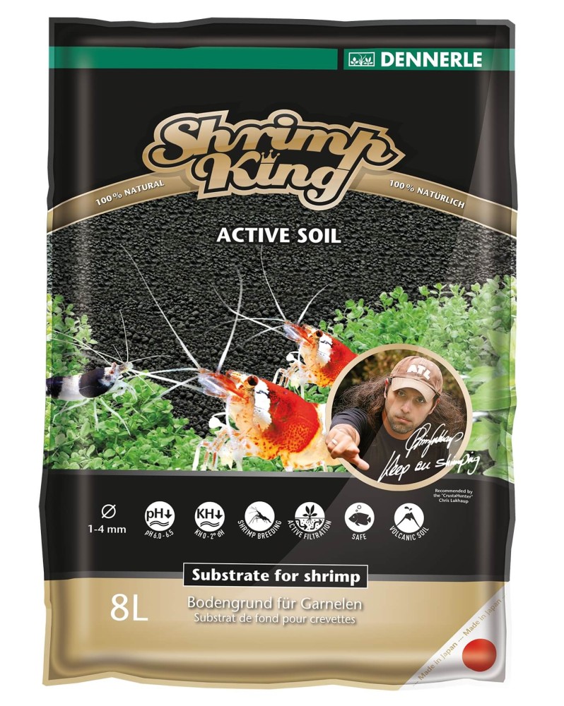 ShrimpKing Active Soil substrat naturel pour crevettes