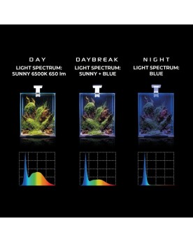 Leddy Smart Sunny Day Night LED pour petits aquariums