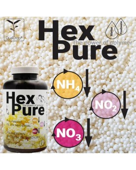 HEXPURE materiau filtrant en granules macroporeux