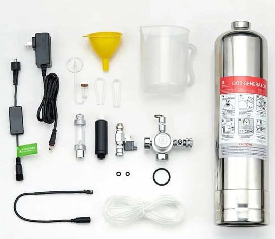 Bio CO2 pour aquarium — production de CO2 par fermentation, simple et économique Bio CO2 aquarium - kit fermentation levures nano débutant plantes croissance CO2 économique